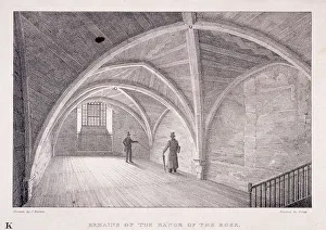 Laurence Pountney Hill, London, c1820. Artist: Charles Burton