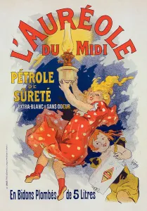 Reform Style Prints: L'Aureole du Midi, Pétrole de sureté, 1893. Creator: Chéret, Jules (1836-1932)