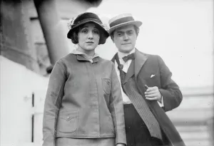 Silent Film Prints: Laurette Taylor and Hartley Manners, between c1910 and c1915. Creator: Bain News Service