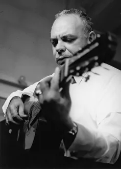 Almeida Laurindo Prints: Laurindo Almeida, Modern Jazz Quartet, London, c1962. Creator: Brian Foskett
