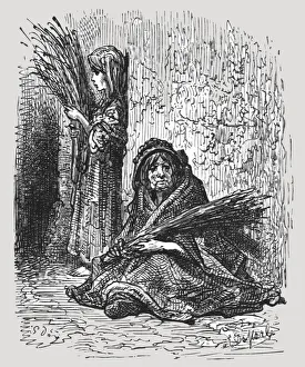 Scented Gallery: Lavender Girl, 1872. Creator: Gustave Doré