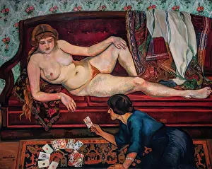 Suzanne 1865 1938 Prints: L'avenir revele ou la diseuse de bonne aventure (The future Revealed or the Fortune-Teller)