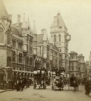 Judicial Prints: Law Courts, Strand, London, late 19th century