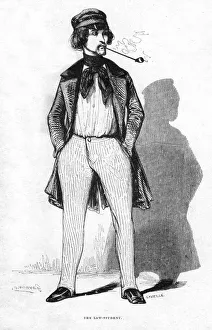 Lavieille Prints: The law student, 19th century. Artist: Lavieille