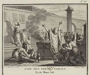 History Of Law Gallery: The Law of the Twelve Tables (Leges Duodecim Tabularum or Duodecim Tabulae), 1799