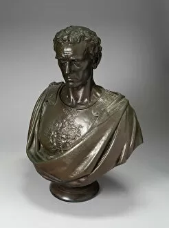 Bust Gallery: Lawrence Barrett as 'Cassius', 1884. Creator: Jonathan Scott Hartley
