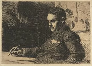 Anders Zorn Swedish Collection: Lawyer Wade, 1890. Creator: Anders Zorn (Swedish, 1860-1920)