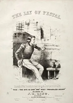 Winslow Homer American Prints: The Lay of Pestal - Sheet Music Cover. Creator: Winslow Homer (American, 1836-1910)