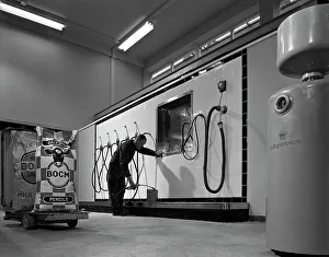 Selby Prints: Laycock lubrication plant at BOCM Animal feeds, Selby, North Yorkshire, 1962. Artist