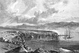 Telegraph Cable Prints: Laying of the Atlantic Telegraph Cable: landing the shore end of the cable
