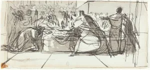 Entombment Prints: The Laying Out of Christ. Creator: George Hayter