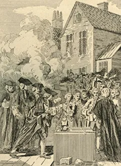 'Laying the Foundation-Stone of Blackfriars Bridge, 1760', (1897). Creator: Unknown 'Laying the Foundation-Stone of Blackfriars Bridge, 1760', (1897). Creator: Unknown