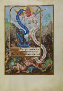 Morality Prints: Lazarus's Soul Carried to Abraham; Spinola Hours