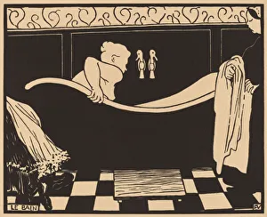 Washing Prints: Le Bain (The Bath), 1894. Creator: Felix Vallotton