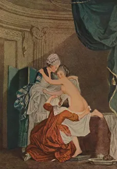 Le Bain, (The Bath), c1770-1810, (1913). Artist: Nicolas-Francois Regnault Le Bain, (The Bath), c1770-1810, (1913). Artist: Nicolas-Francois Regnault