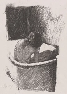 Head Bowed Prints: Le Bain (The bath), c.1925. Creator: Pierre Bonnard