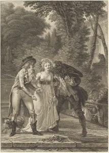 Beau Prints: Le baiser rendu: Le baiser rendu. Creator: Charles Louis Lingée