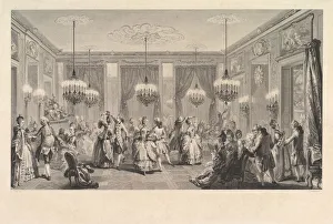 Socialising Collection: Le Bal Pare, 1774. Creator: Antoine Jean Duclos