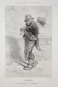 Paul Gavarni French Prints: Le Balayeur. Creator: Paul Gavarni (French, 1804-1866)