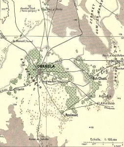 Sahara Prints: Le bas Sahara-Les Oasis, Ouargla; Afrique du nord, 1914. Creator: Unknown