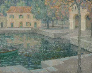 Pavilion Prints: Le bassin du refuge, 1924. Creator: Le Sidaner, Henri (1862-1939)
