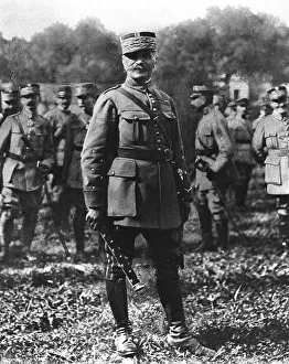 Foch Ferdinand Marshal Prints: Le Baton de Foch; Foch, Marechal de France, 1918. Creator: Unknown