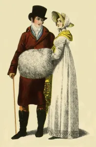 Penguin Prints: Le Beau Monde, 1807, (1943). Creator: Unknown