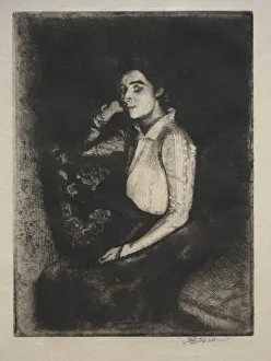 1849 1934 Prints: Le Biarotte, 1901. Creator: Albert Besnard (French, 1849-1934)
