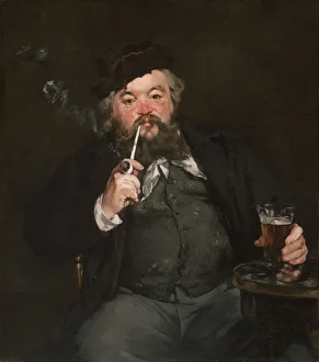 Clay Pipes Prints: Le Bon Bock, 1873. Artist: Manet, Edouard (1832-1883)