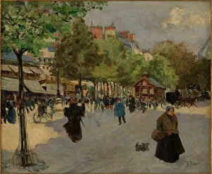 18th Arrondissement Prints: Le boulevard de Clichy, c1895. Creator: Louis Abel-Truchet