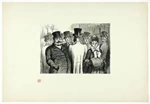 Schmied Francois Louis Prints: Le Boulevard des Italiens, from Tirage Unique de Trente-Six Bois