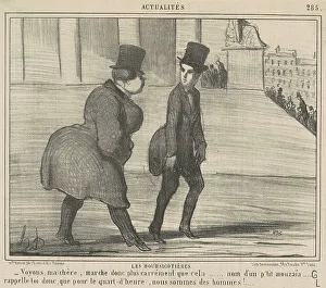 Scholars Prints: Le boursicotières... Voyons, ma chère... 19th century. Creator: Honore Daumier