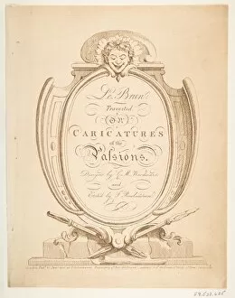 R Ackermann Collection: Le Brun Travested, or Caricatures of the Passions, January-February 1800