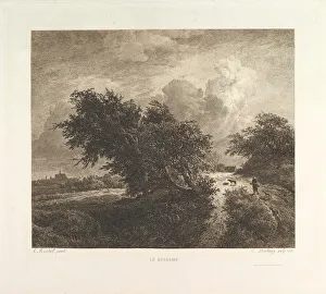 Jacob Van Prints: Le Buisson, 1855. Creator: Charles Francois Daubigny