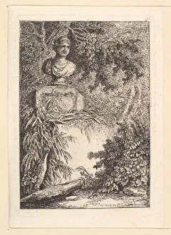 Metropolitan Museum O Prints: Le Buste. n. d. Creator: Hubert Robert