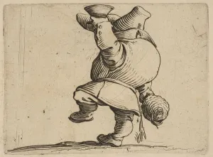 Callote Gallery: Le Buveur Vu de Dos (The Drinker Seen from Behind), from Varie Figure Gobbi, suite appe