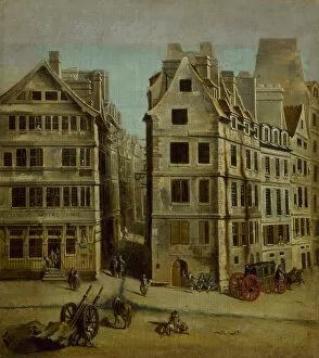 Big City Life Gallery: Le cabaret l Image Notre-Dame, place de Grève, 1751