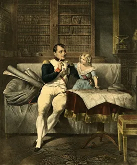 Office Prints: Le Cabinet de Napoleon, 19th century, (1921). Creator: Unknown