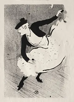 1864 1901 Prints: Le Cafe-concert: Edmee Lescot, 1893. Creator: Henri de Toulouse-Lautrec (French