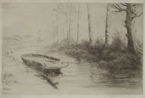 Le Canal: Effet du matin. Creator: Alphonse Legros (French, 1837-1911)