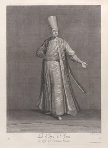 Slave Gallery: Le Capi-Aga, ou chef des Eunuques blancs, 1714-15. Creator: Unknown
