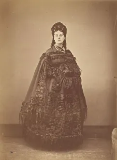 Le Caracul (L Astrakhan), 1860s. Creator: Pierre-Louis Pierson