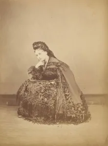 Le Caracul (L Astrakhan), 1860s. Creator: Pierre-Louis Pierson
