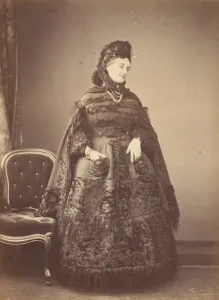 Le Caracul (L Astrakhan), 1860s. Creator: Pierre-Louis Pierson