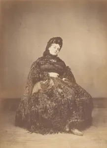Le Caracul (L Astrakhan), 1860s. Creator: Pierre-Louis Pierson