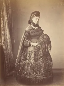 Le Caracul (L Astrakhan), 1860s. Creator: Pierre-Louis Pierson