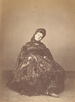 Le Caracul (L Astrakhan), 1860s. Creator: Pierre-Louis Pierson