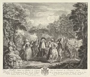 Basan Gallery: Le Carnaval du Parnasse, 1761-62. Creator: Pierre Francois Basan