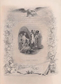 Colonisation Gallery: Le Champ d Asile from The Songs of Béranger, 1829. Creators: Melchior Péronard