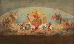 Charioteer Prints: Le char d'Apollon - esquisse pour l'ancien hôtel de Ville